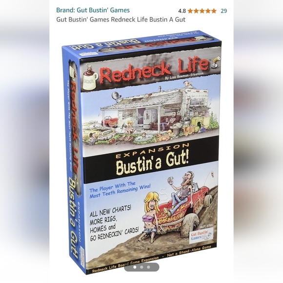 Redneck Life Board Game & bustin'a gut expansion pack, new sealed - Picture 10 of 15
